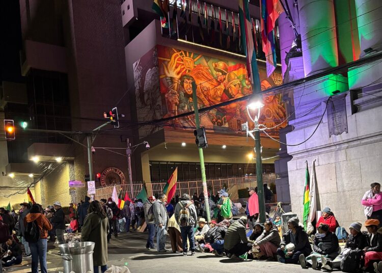 Protest in La Paz