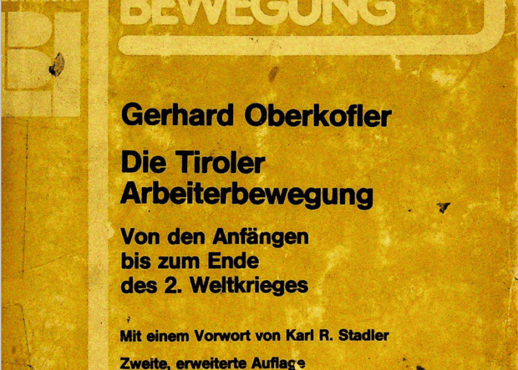 Gerhard Oberkofler, der Innsbrucker Universitätshistoriker und Historiker der Arbeiterbewegung 85 Jahre