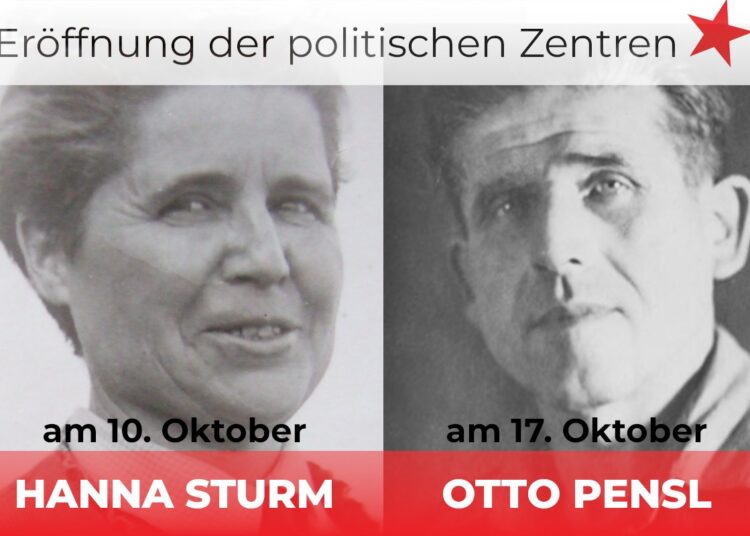 Politische Zentren Hanna Sturm und Otto Pensl öffnen ihre Türen