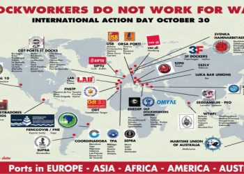 Internationaler Hafenarbeiterstreik in 21 Ländern auf fünf Kontinenten